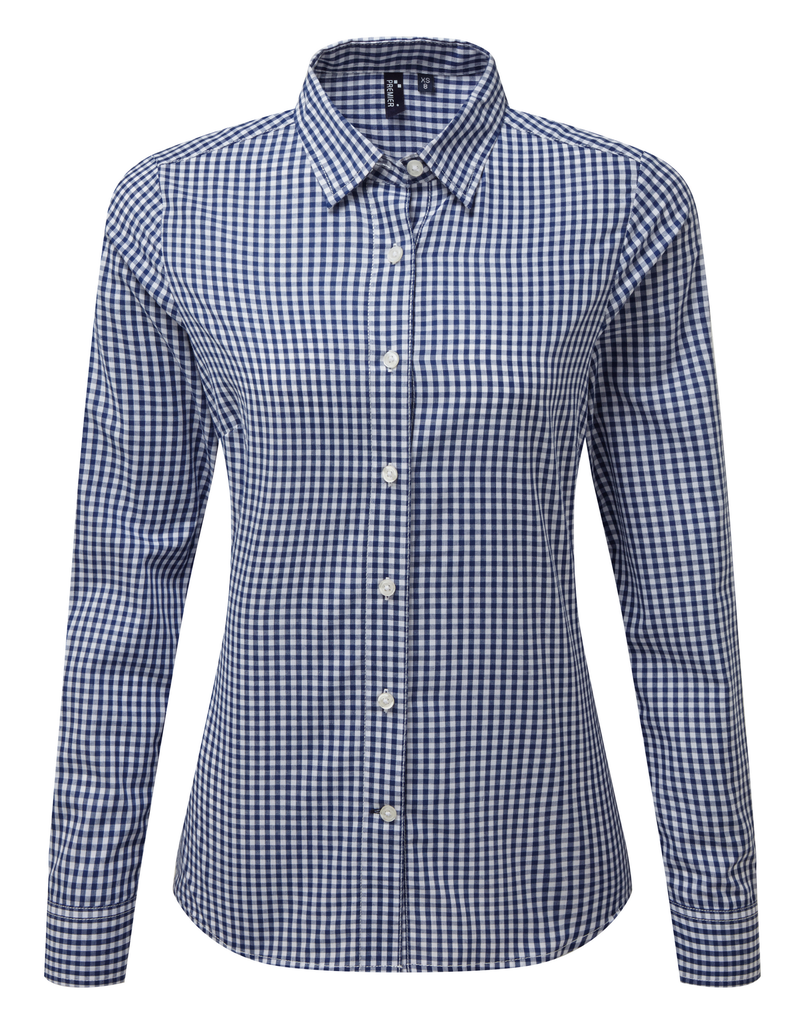 Large-check gingham shirt - Premier