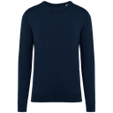 Eco-friendly men’s washed effect crew neck jumper - Native Spirit
