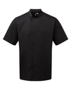 ‘Essential’ short-sleeved chef’s jacket. - Premier
