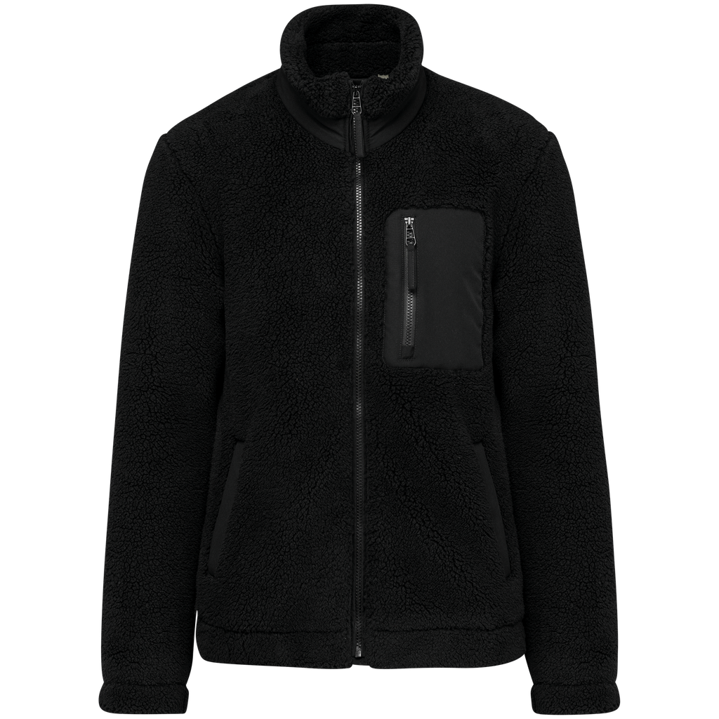 Eco-friendly unisex sherpa jacket - Native Spirit