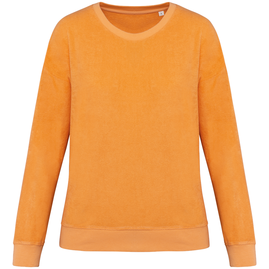 Eco-friendly ladies’ Terry Towel sweatshirt - Native Spirit