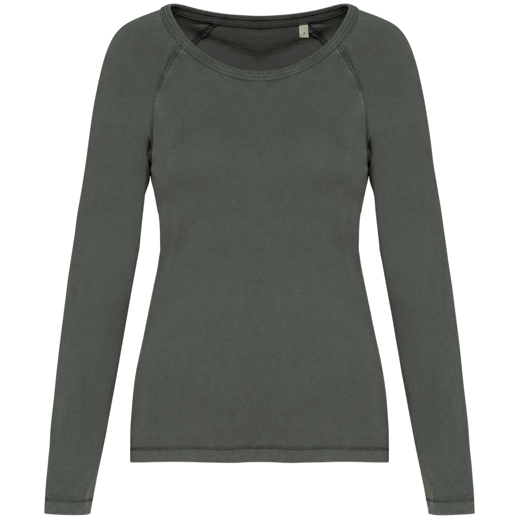 Eco-friendly ladies’ long sleeve raglan t-shirt - Native Spirit