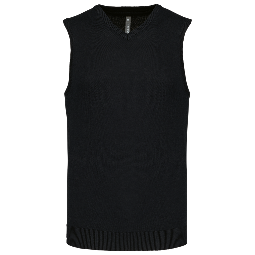 Men's sleeveless V-neck jumper - Kariban