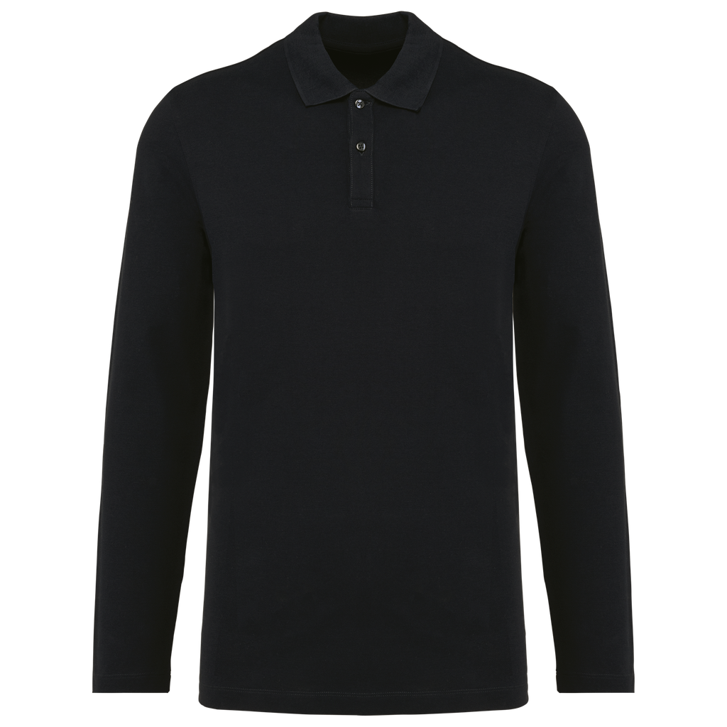 Men's long-sleeved Supima® polo shirt - Kariban Premium