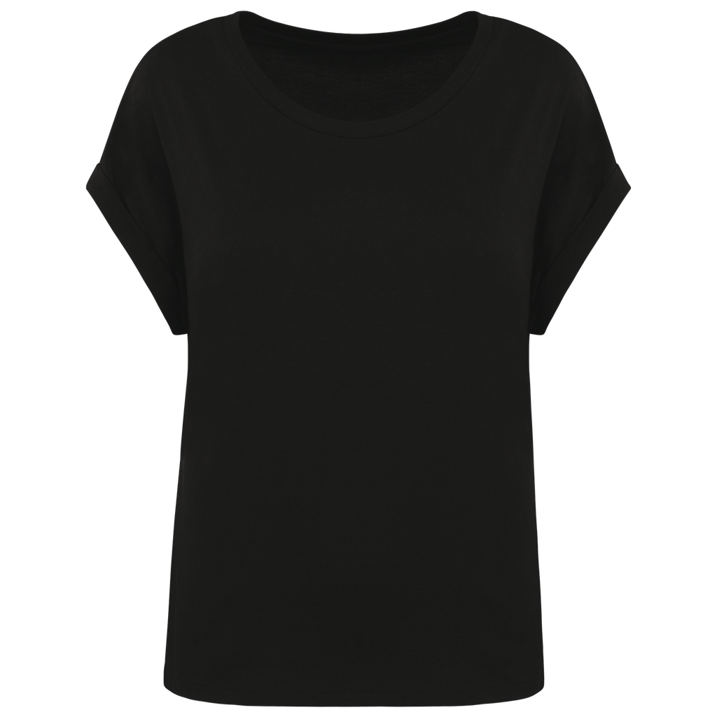 Eco-friendly ladies' rolled-up sleeves t-shirt - Native Spirit