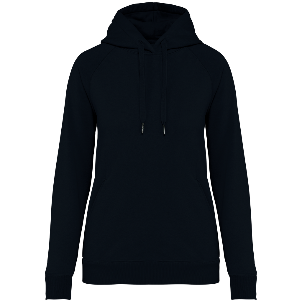 Eco-friendly ladies' raglan hooded sweatshirt - Native Spirit