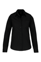 Ladies' long-sleeved cotton poplin shirt - Kariban