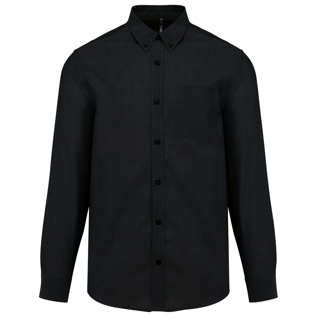 Men's long-sleeved Oxford shirt - Kariban