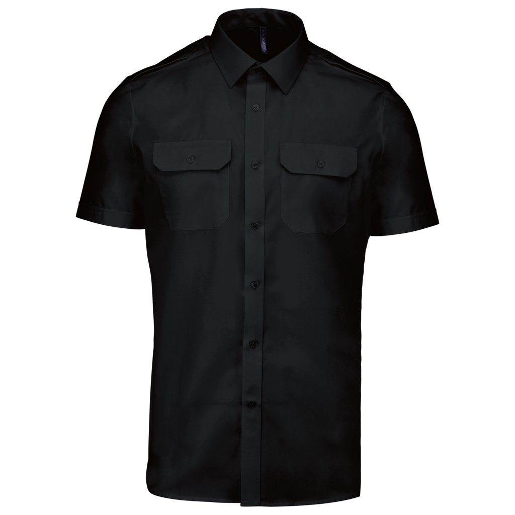Men's short-sleeved pilot shirt - Kariban