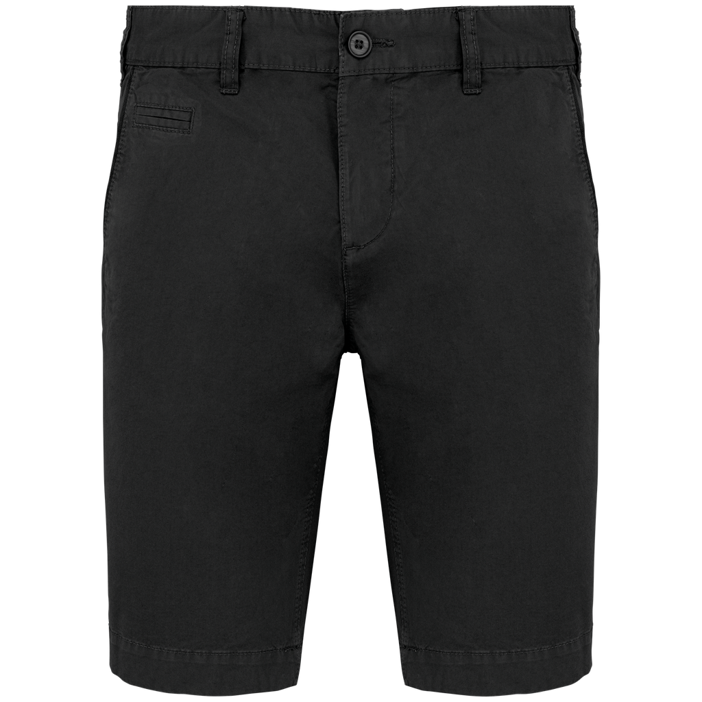 Men's washed effect bermuda shorts - Kariban