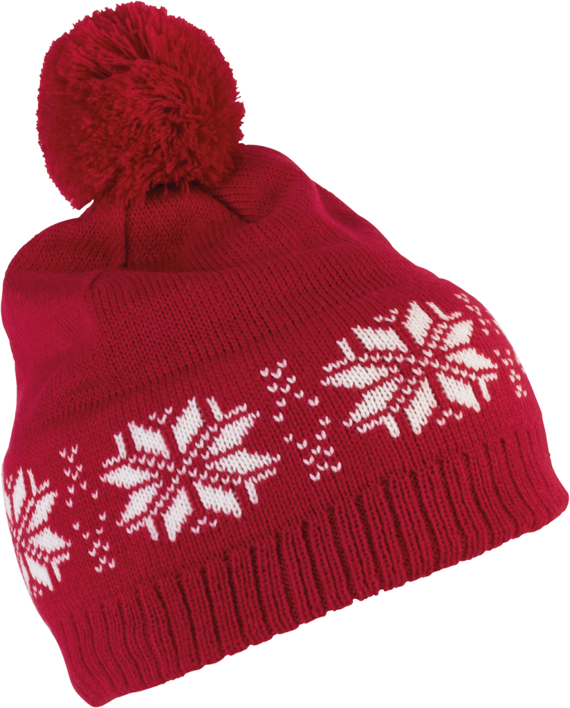 Christmas beanie knitted with Fair Isle pattern - K-up