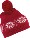Christmas beanie knitted with Fair Isle pattern - K-up