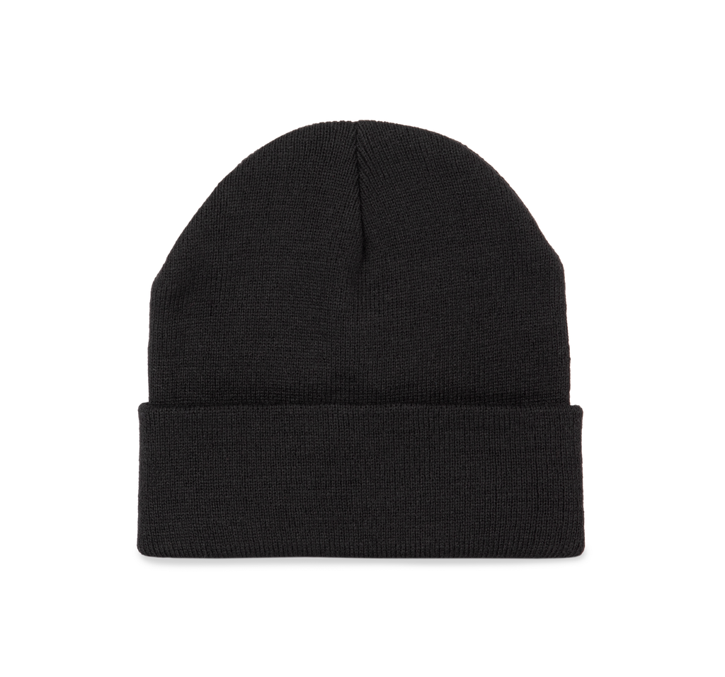 Recycled beanie with knitted turn-up - K-up