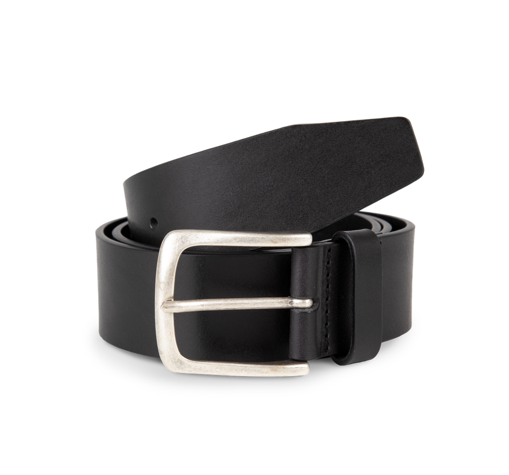 Men's vintage leather belt - Kariban Premium
