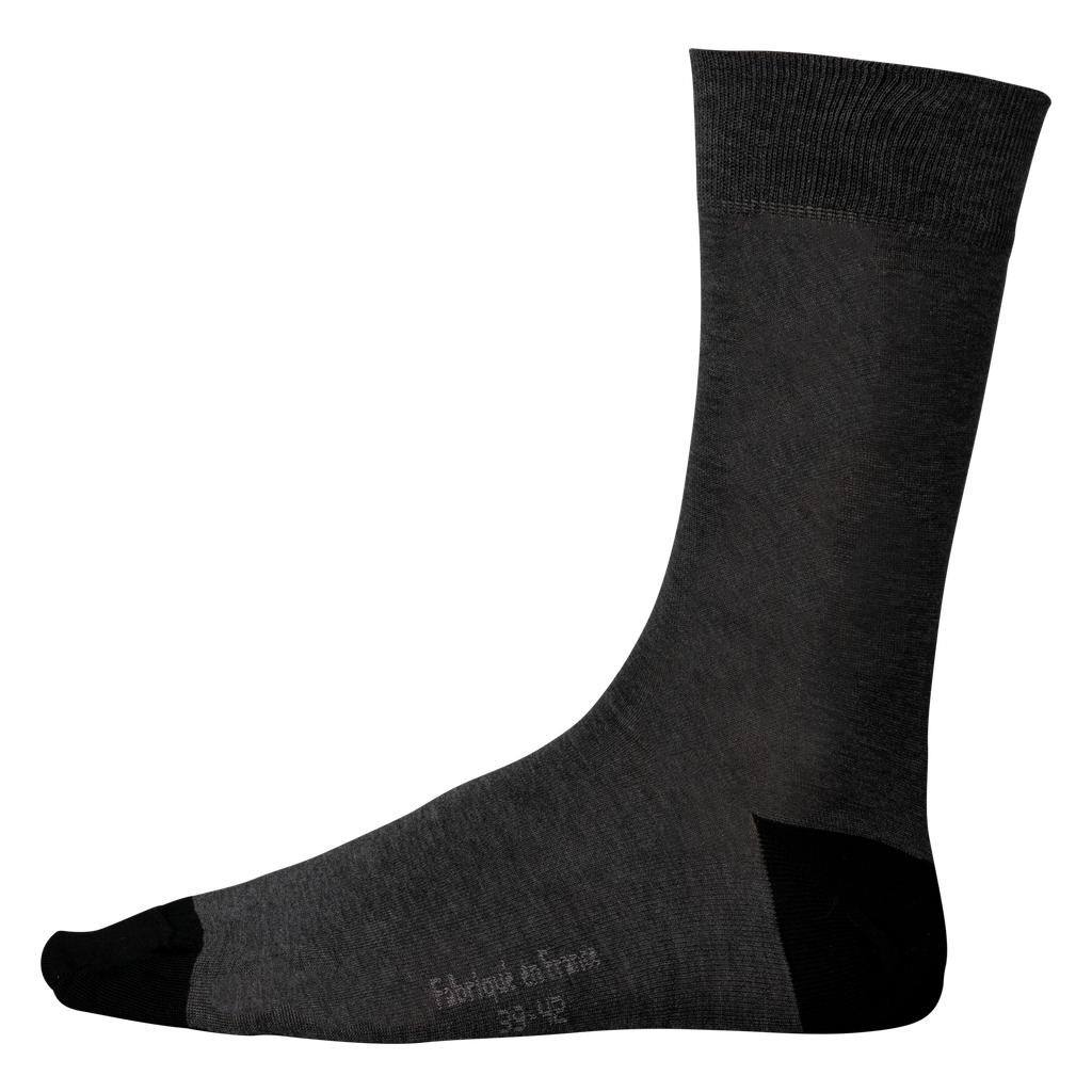 Mid-length dress socks in mercerised cotton -  "Origine France garantie" - Kariban