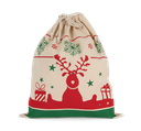 Drawstring bag with Christmas patterns - Kimood