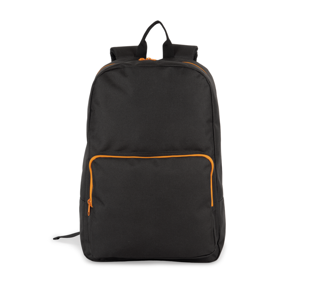 Backpack with contrasting zip fastenings - Kimood