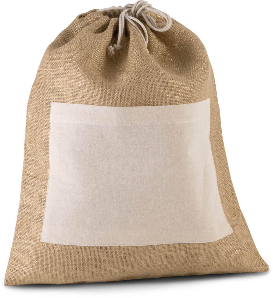 Jute drawstring bag - Kimood