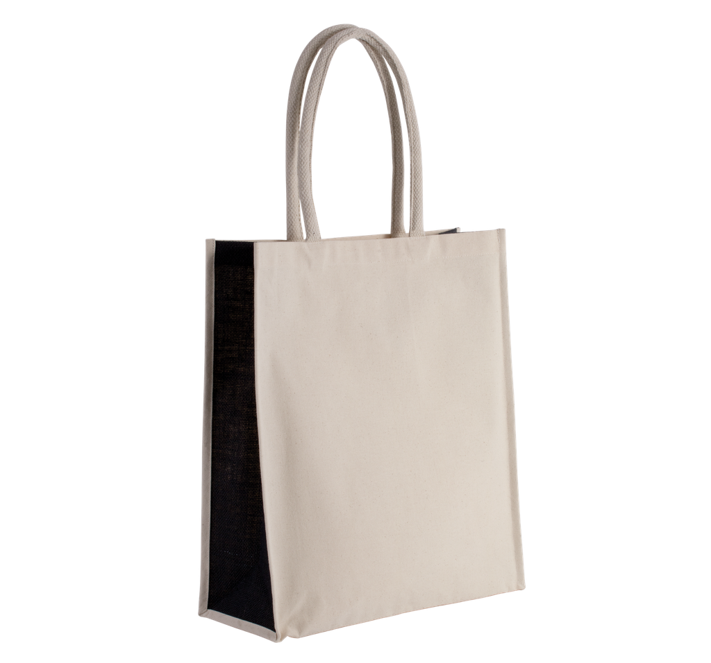 Cotton/jute tote bag - 23 L - Kimood
