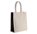 Cotton/jute tote bag - 23 L - Kimood