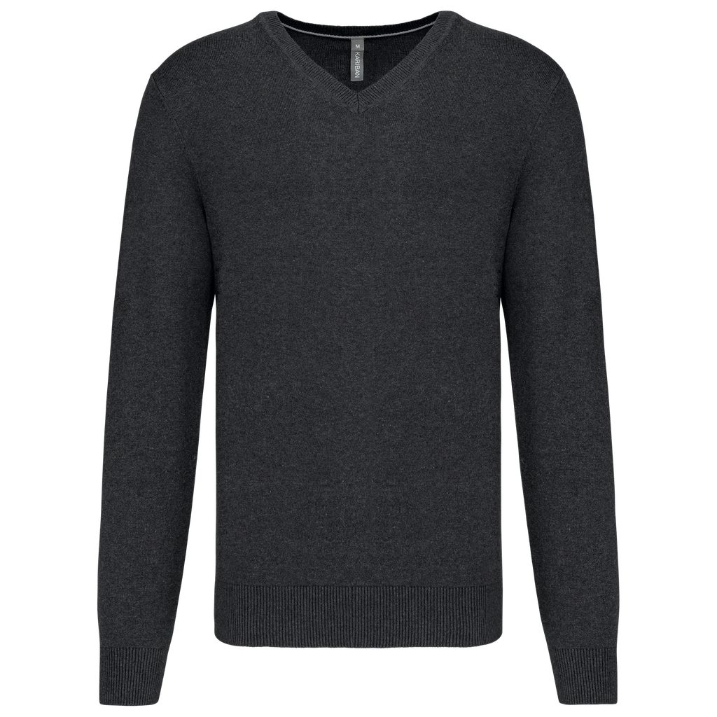 Men's premium V-neck jumper - Kariban