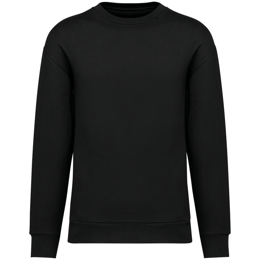 Eco-friendly unisex brushed fleece dropped shoulders round neck sweatshirt - Native Spirit
