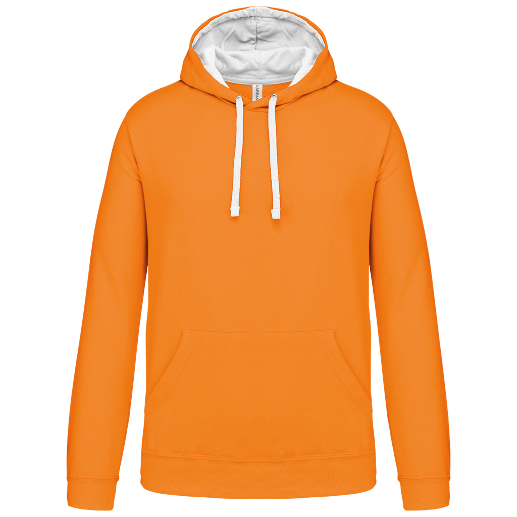 Men's contrast hooded sweatshirt - Kariban