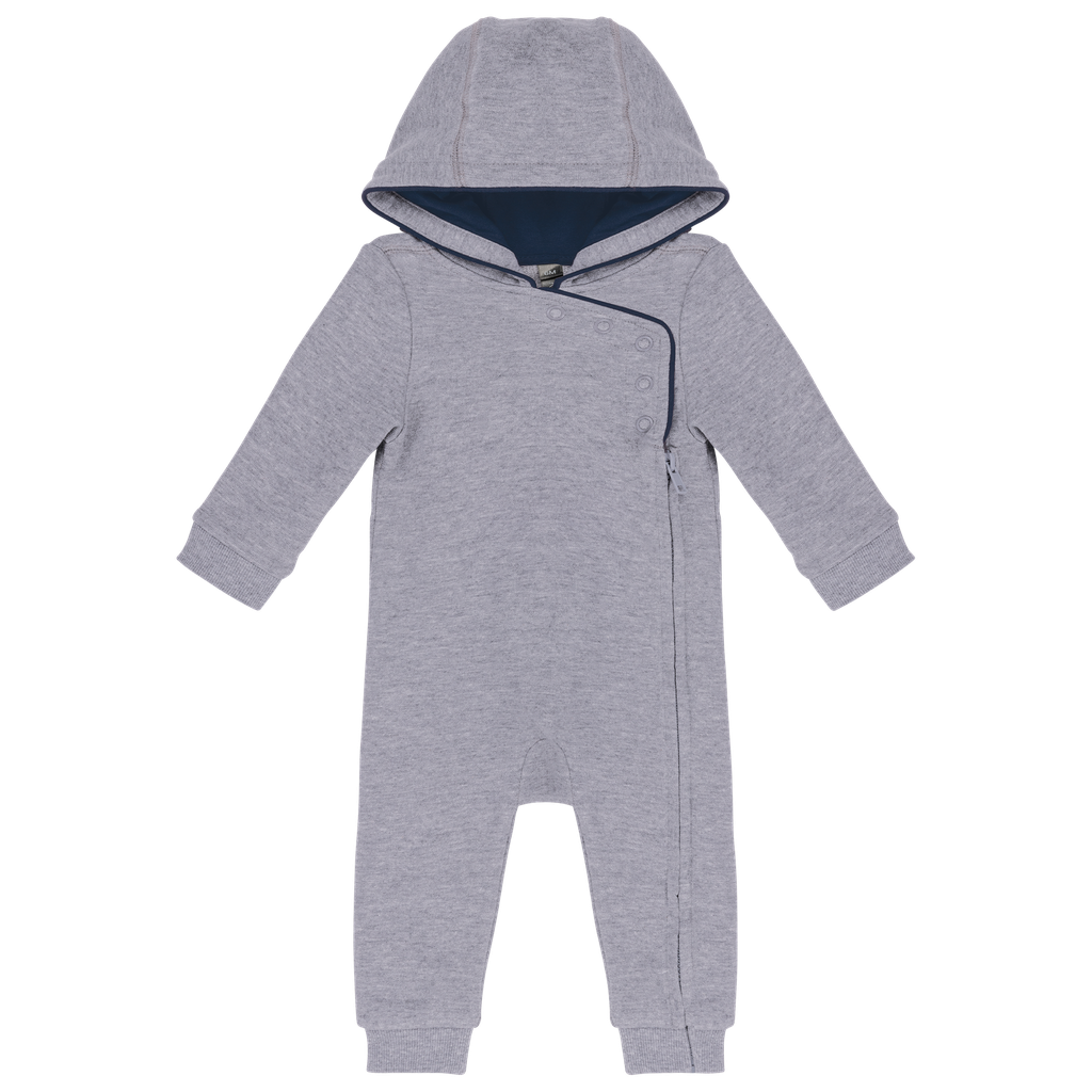 Babies' hooded romper