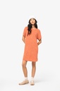 Eco-friendly ladies’ Terry Towel dropped shoulders t-shirt dress - Native Spirit