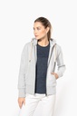 Ladies' vintage zipped hooded sweatshirt - Kariban
