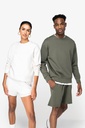 Eco-friendly unisex brushed fleece dropped shoulders round neck sweatshirt - Native Spirit