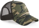 Camo Snapback Trucker Cap - Beechfield®