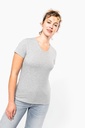 Ladies' V-neck short-sleeved t-shirt - Kariban