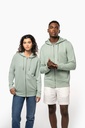 Unisex eco-friendly French Terry zipped hooded sweatshirt - Kariban