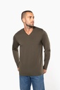 Men's long-sleeved V-neck T-shirt - Kariban