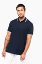 Men's short-sleeved poloshirt with contrasting piping - Kariban