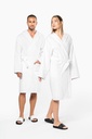 Unisex organic hooded bathrobe - Kariban