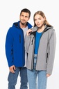 Unisex 3-layer softshell hooded jacket with removable sleeves - Kariban