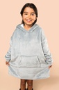 Kids Plaid Poncho - Kariban