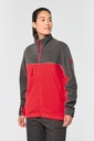 Unisex eco-friendly two-tone polarfleece jacket - WK. Designed To Work