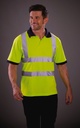 High Visibility Short Sleeve Polo Shirt - Yoko