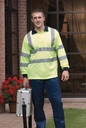 High Visibility Long Sleeve Polo Shirt - Yoko