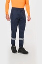 Unisex trousers with elasticated bottom leg and reflective band - WK. Designed To Work