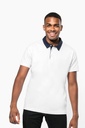 Men's two-tone jersey polo shirt - Kariban