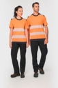 Recycled safety T-Shirt crew neck short sleeves - WK. Designed To Work