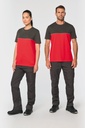 Recycled two-tone short-sleeved T-shirt - WK. Designed To Work