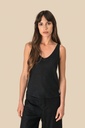 Ladies' linen tank top - Spasso