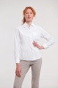 Ladies' Long-Sleeved Polycotton Poplin Shirt - Russell