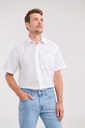 Men's Short-Sleeved Polycotton Poplin Shirt - Russell