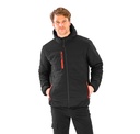 Recycled black compass quilted jacket - Result